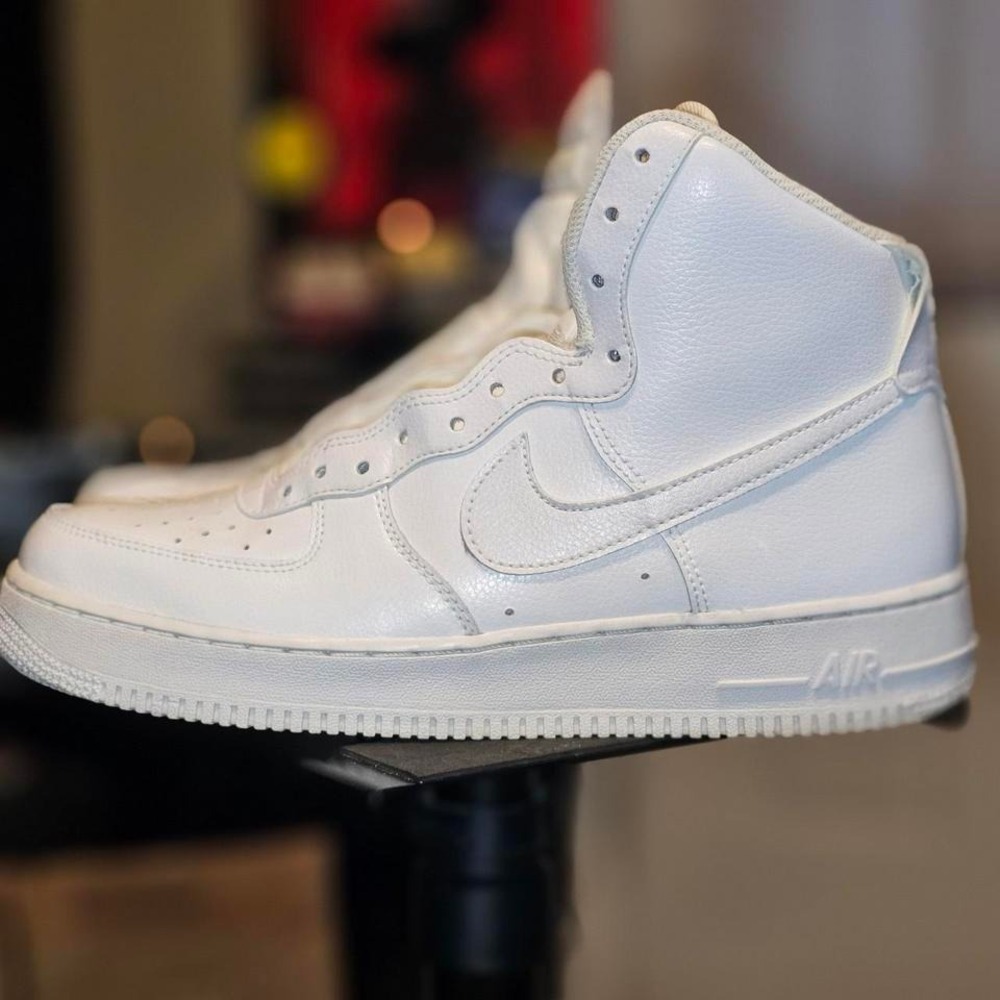 Nike Air Force‎ 1 High Mens 10.5 White Good 315121-115 Triple White Sneakers